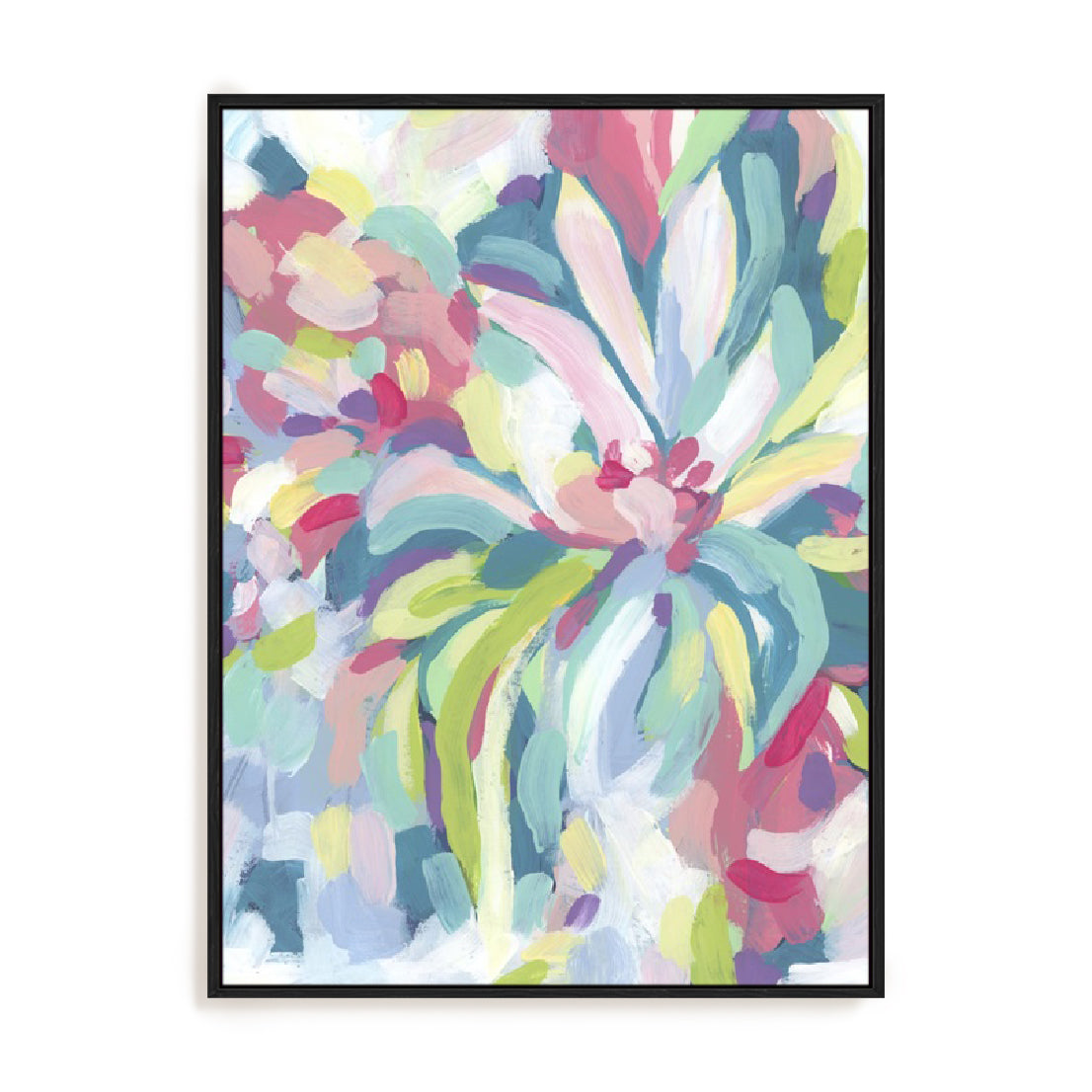 Tropical Bloom Kaleidoscope II Wall Art