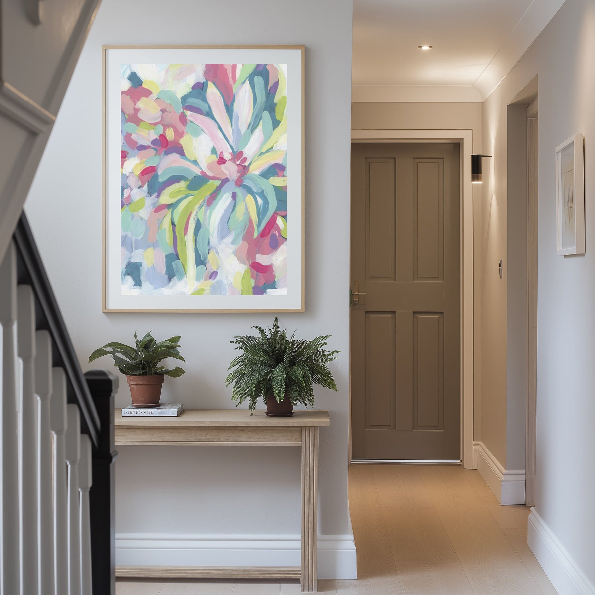 Tropical Bloom Kaleidoscope II Wall Art