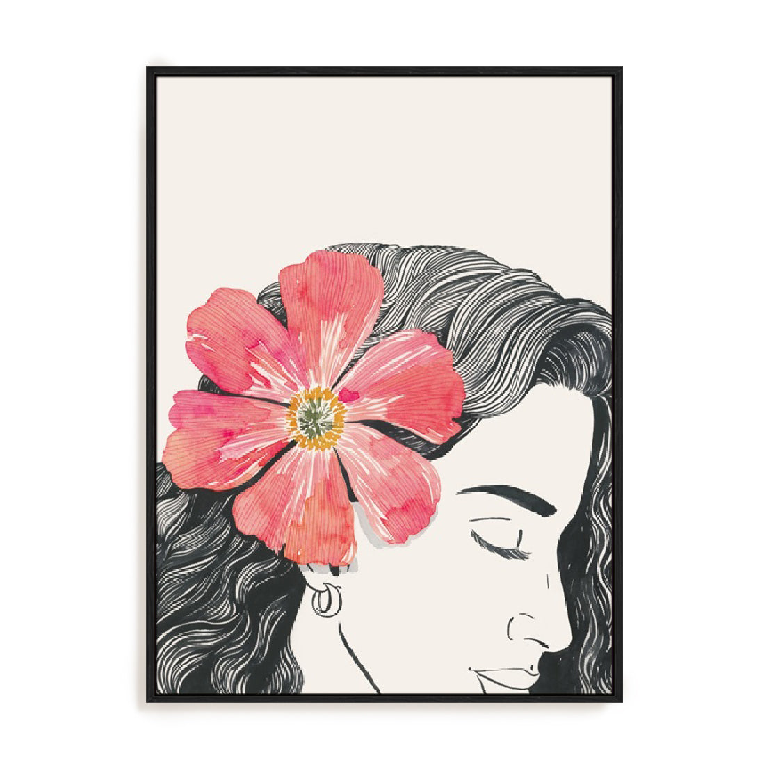 Flower in Her Hair I Wall Art