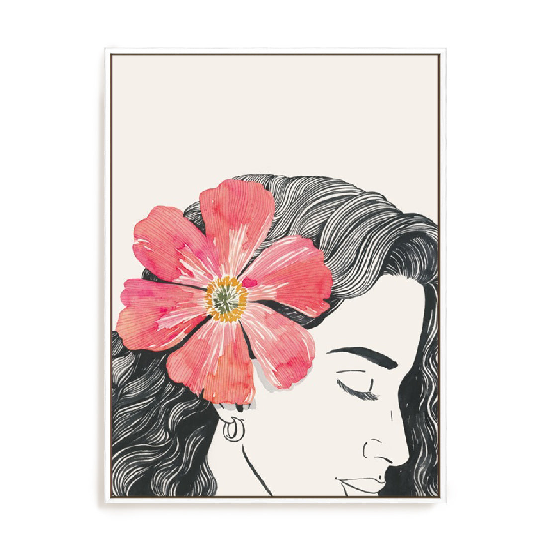 Flower in Her Hair I Wall Art