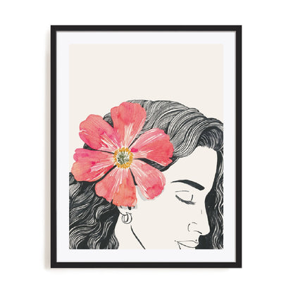 Flower in Her Hair I Wall Art