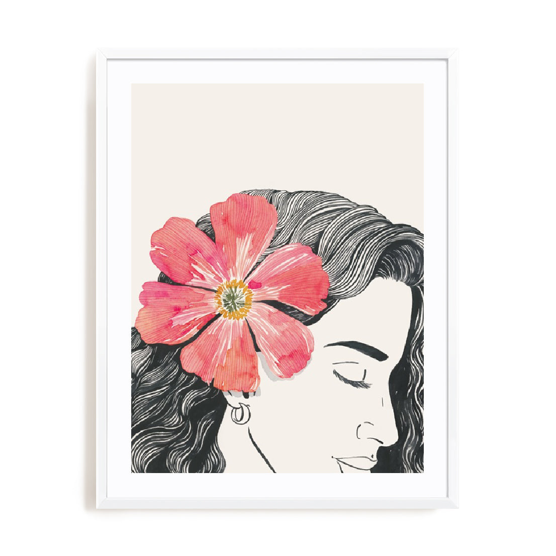 Flower in Her Hair I Wall Art