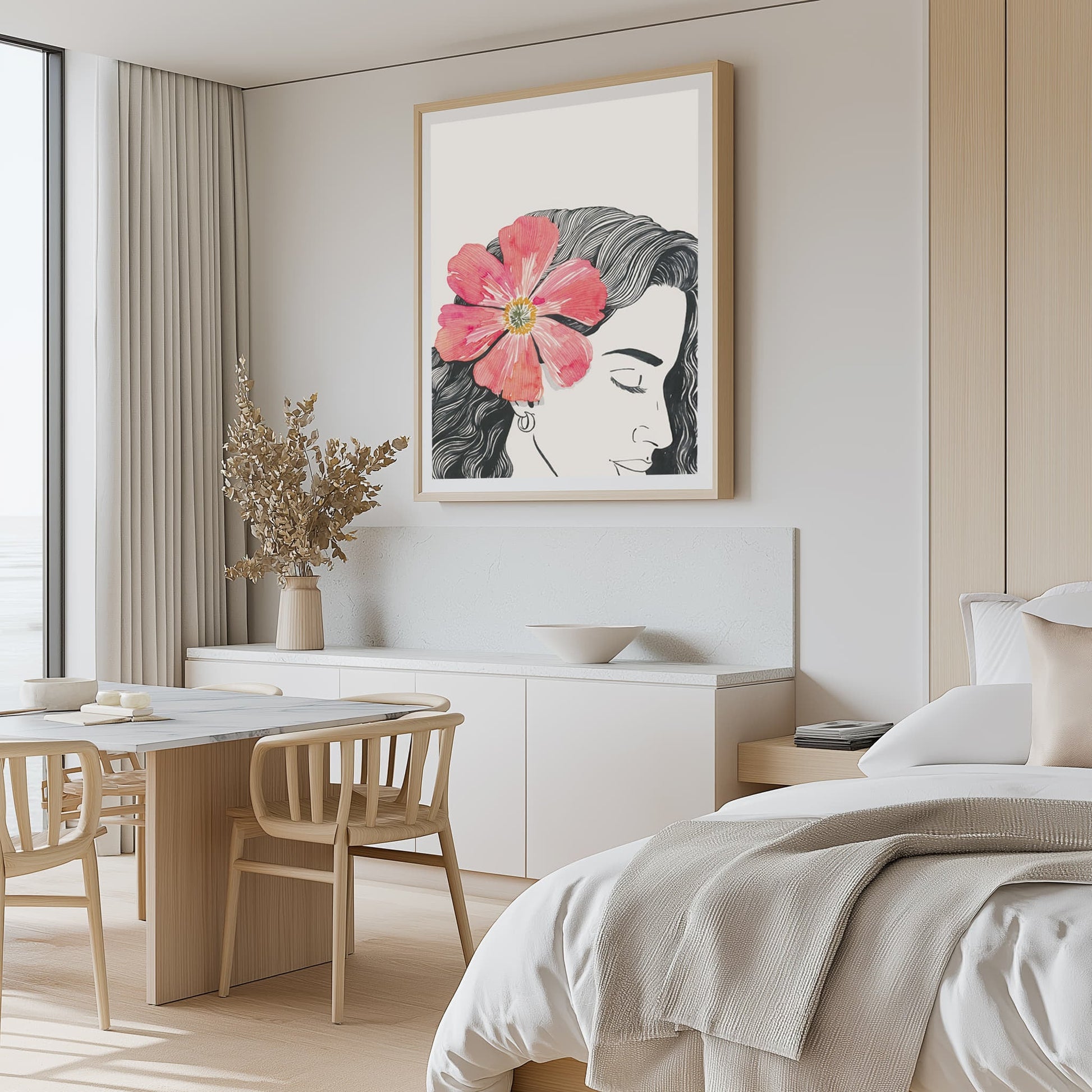 Flower in Her Hair I Wall Art
