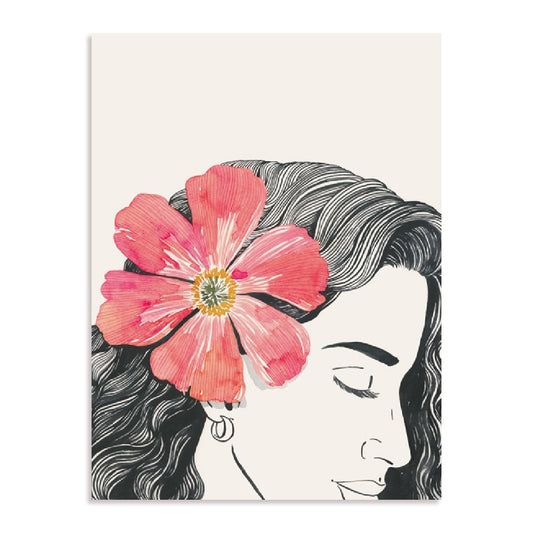 Flower in Her Hair I Wall Art