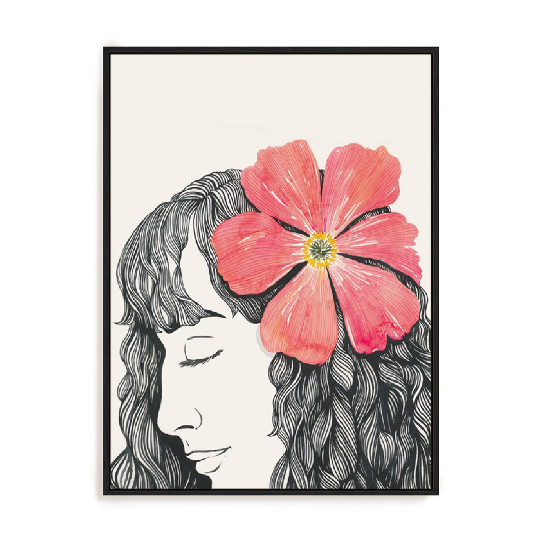 Flower in Her Hair II Wall Art