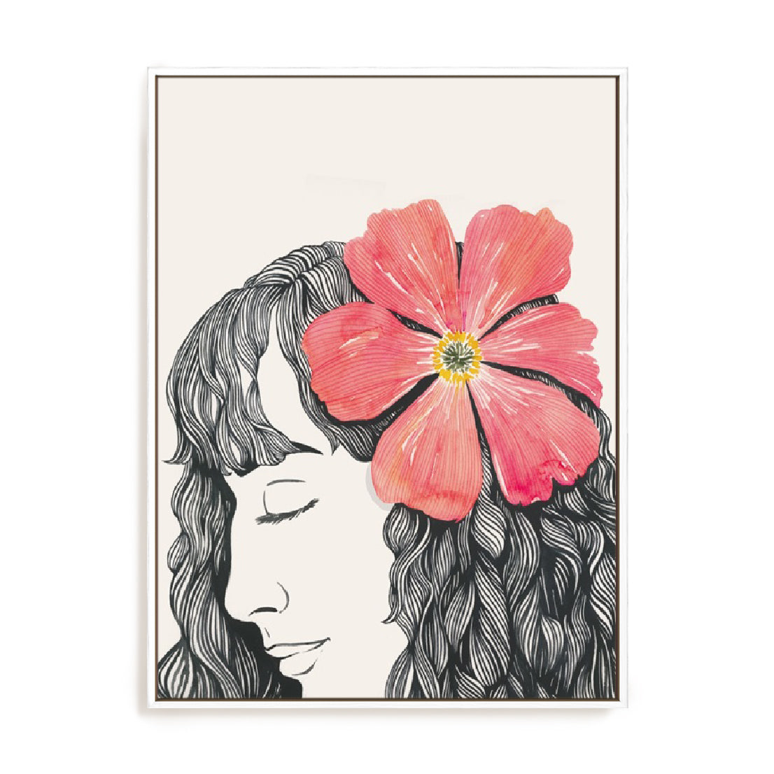Flower in Her Hair II Wall Art