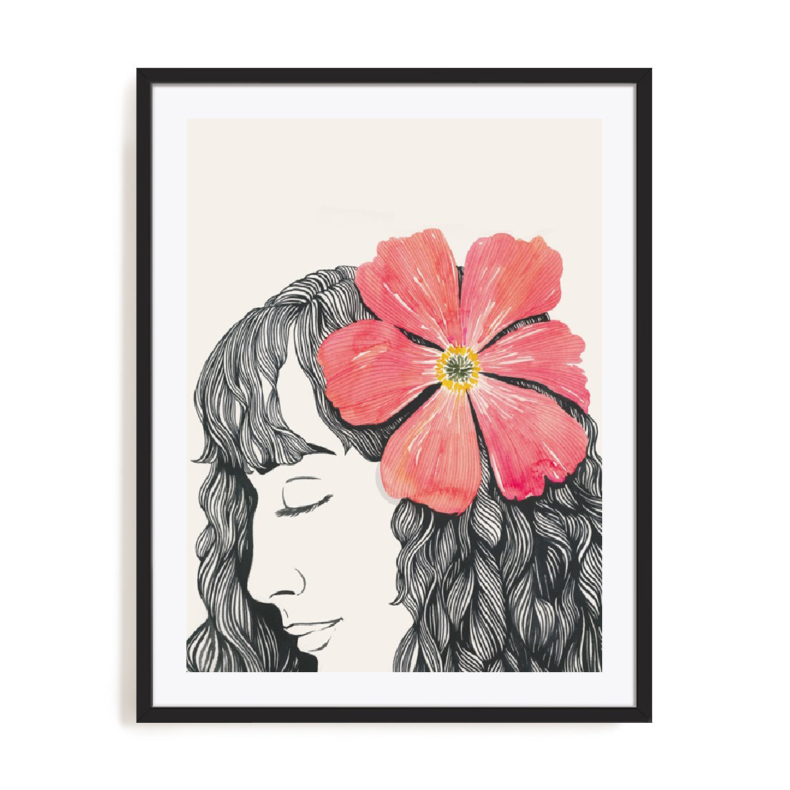 Flower in Her Hair II Wall Art