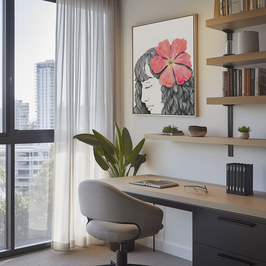 Flower in Her Hair II Wall Art