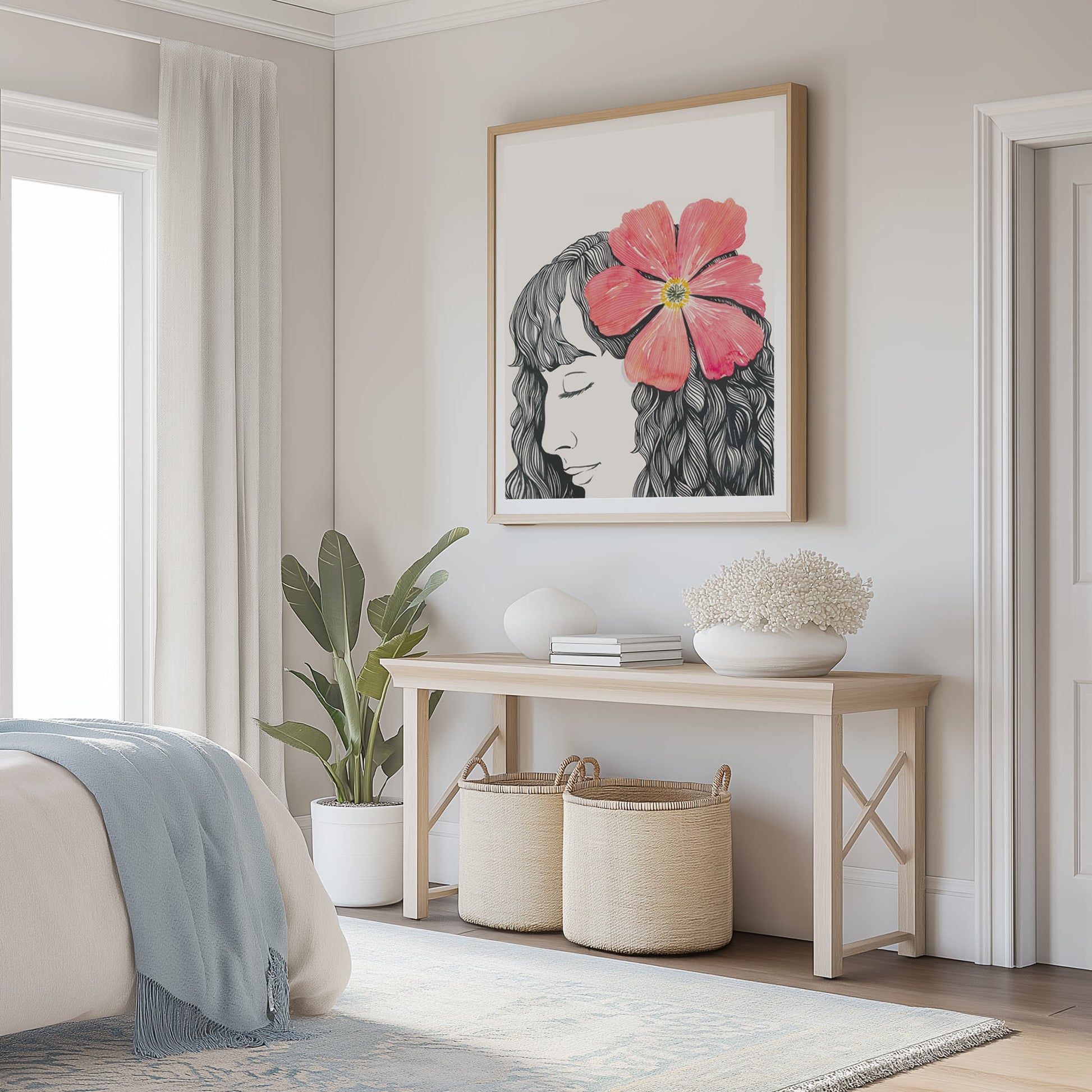 Flower in Her Hair II Wall Art
