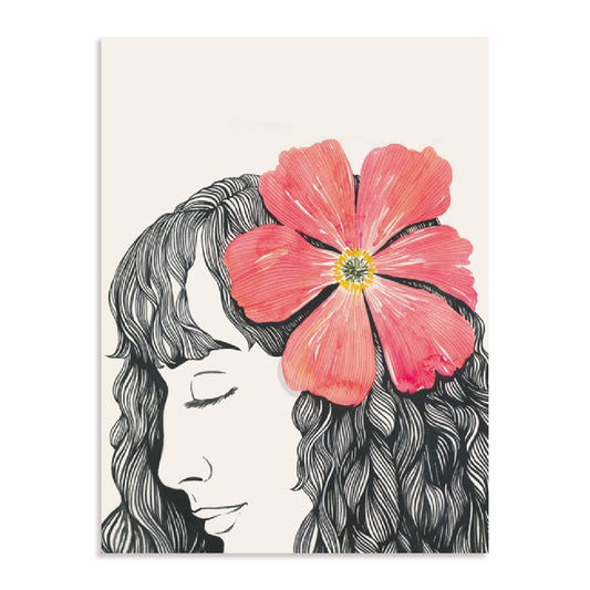 Flower in Her Hair II Wall Art
