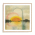 Sorbet Sunset I Wall Art #oran_natural-white-border
