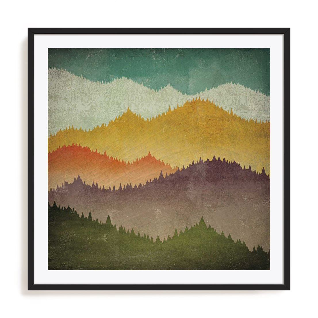 Mountain View Wall Art
