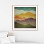 Mountain View Wall Art