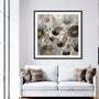 Morning Bloom Greige Wall Art