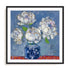 Vase of Peonies Wall Art #oran_black-white-border