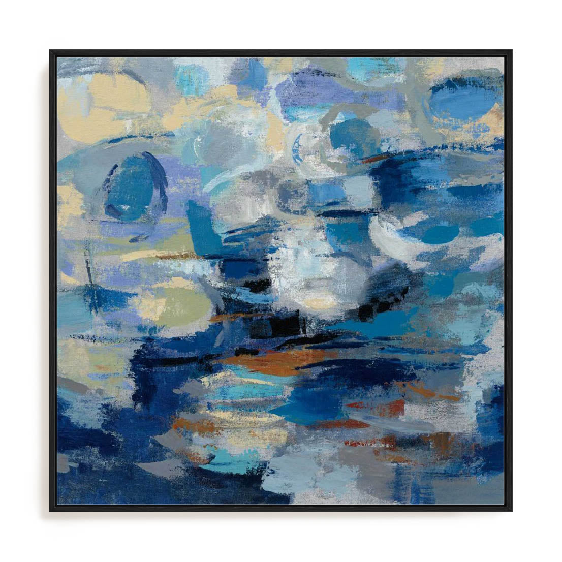Ultramarine Waves I Wall Art