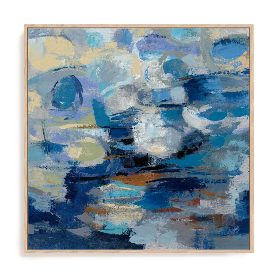 Ultramarine Waves I Wall Art