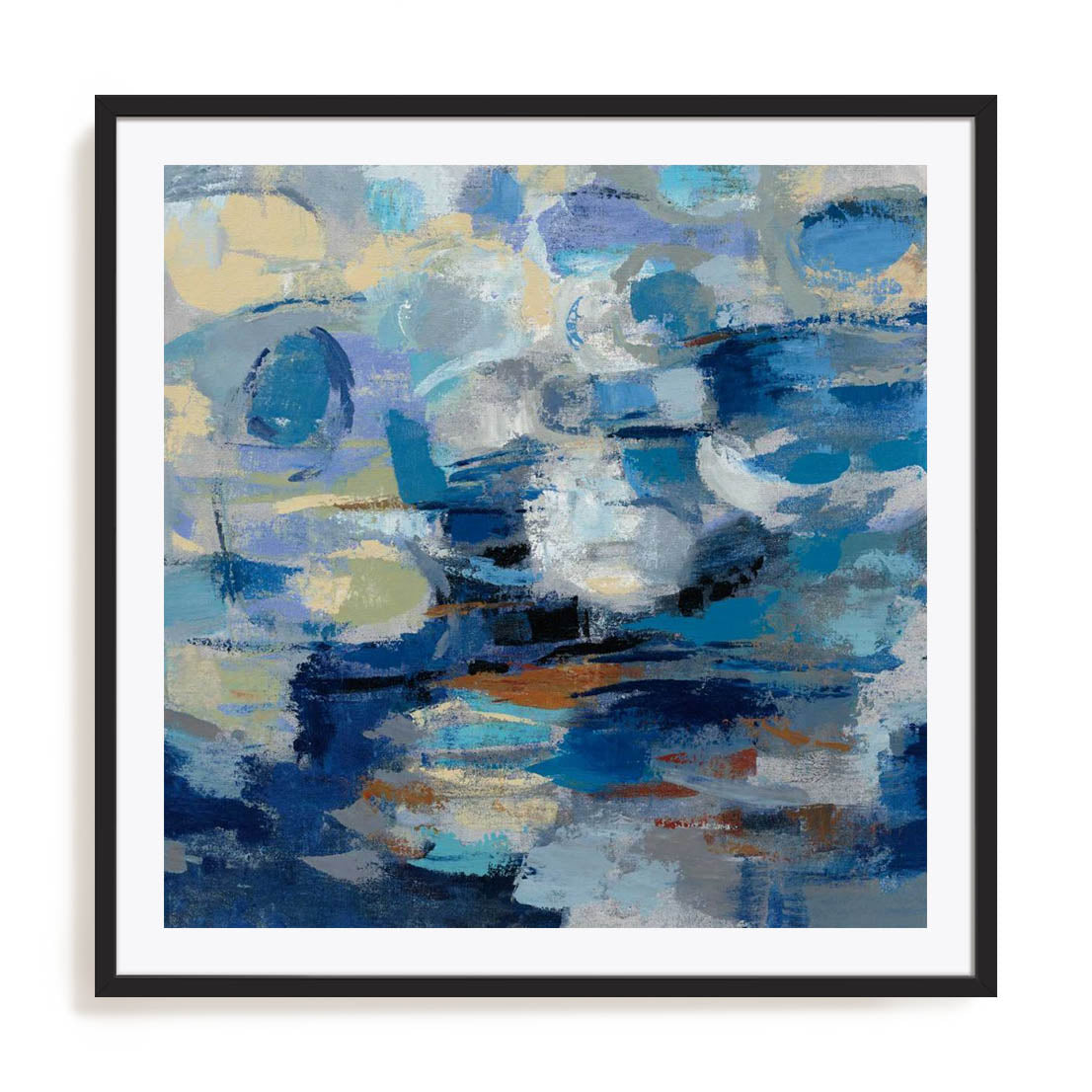 Ultramarine Waves I Wall Art