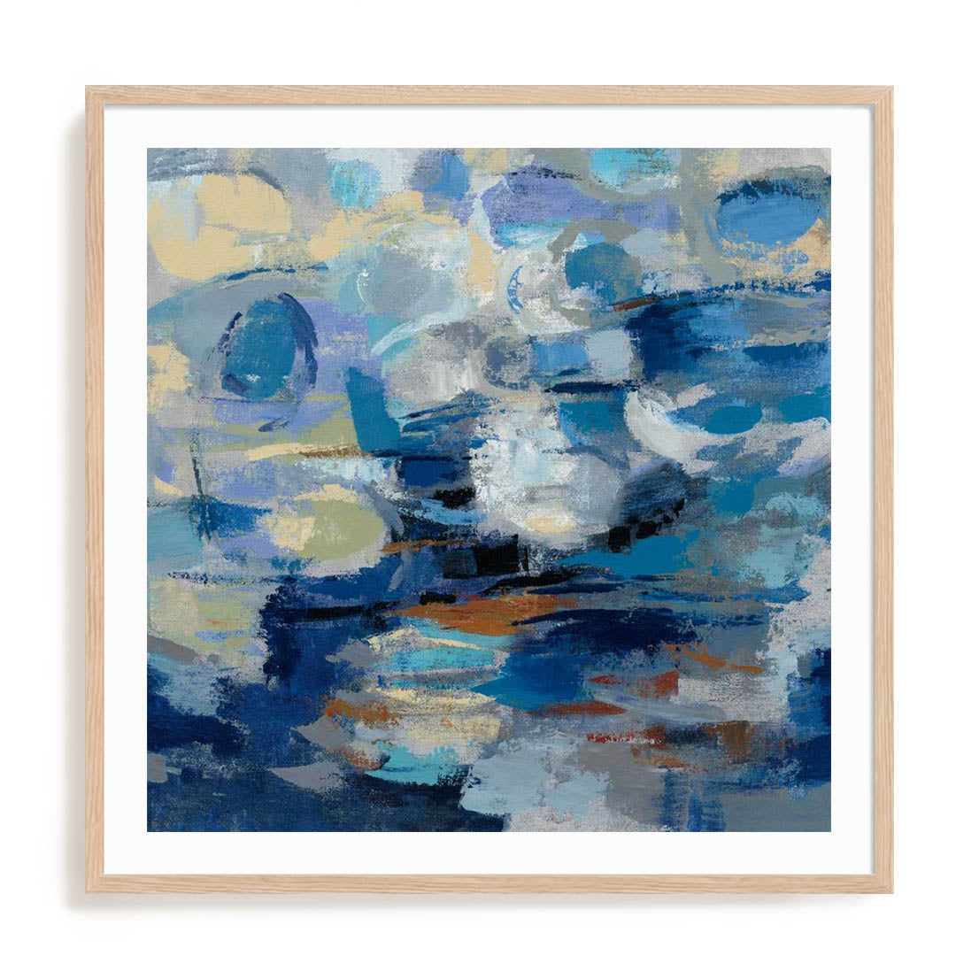 Ultramarine Waves I Wall Art