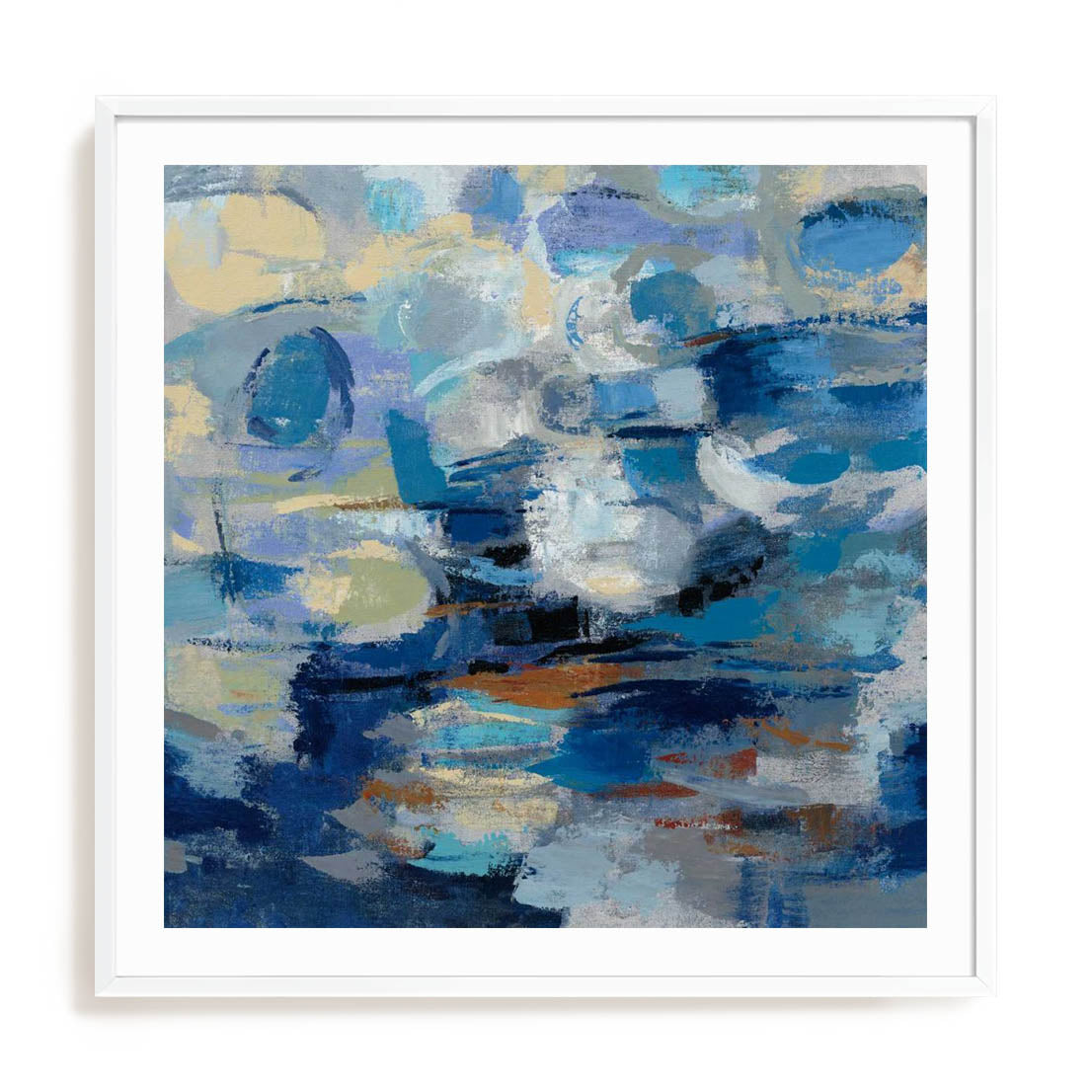 Ultramarine Waves I Wall Art