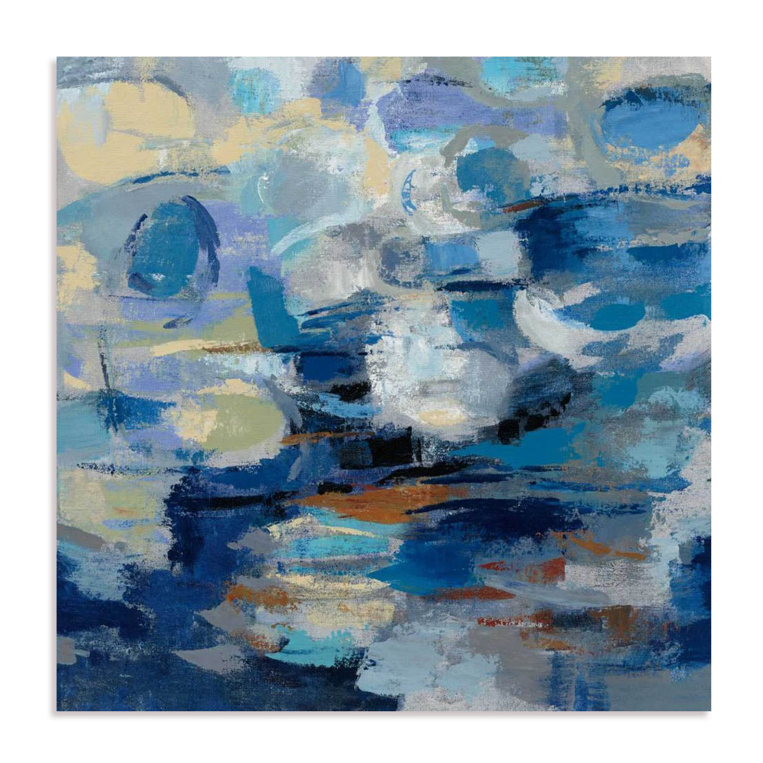 Ultramarine Waves I Wall Art