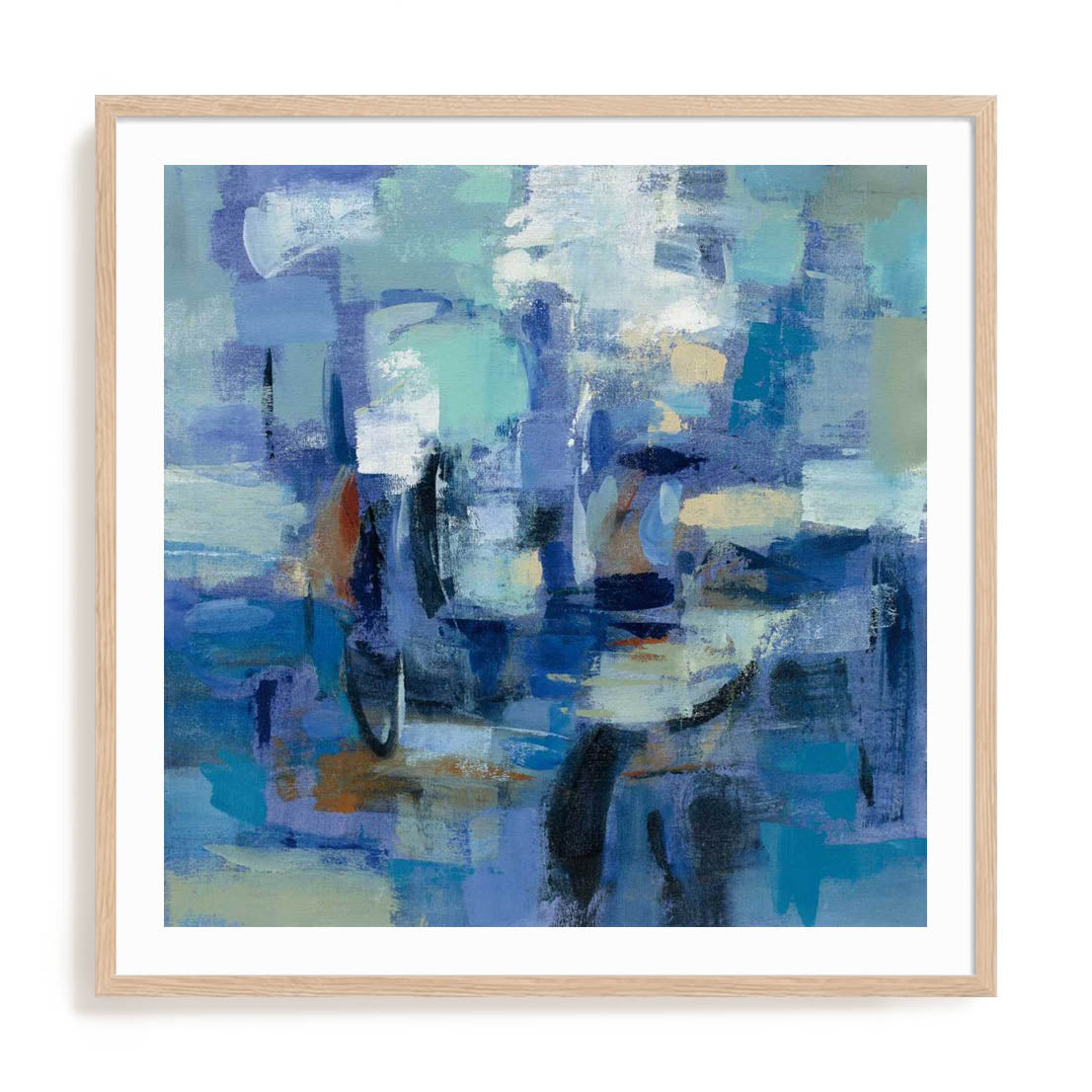 Ultramarine Waves II Wall Art