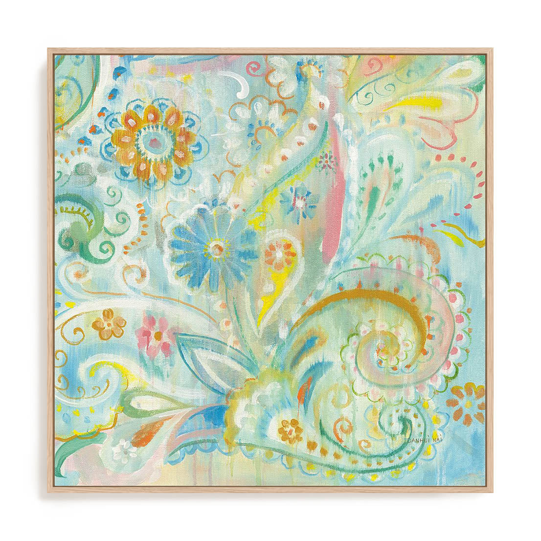 Spring Dream Paisley XIII Wall Art
