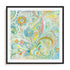 Spring Dream Paisley XIII Wall Art #oran_black-white-border