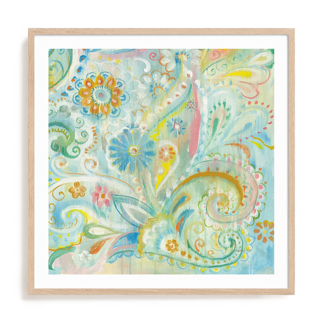 Spring Dream Paisley XIII Wall Art