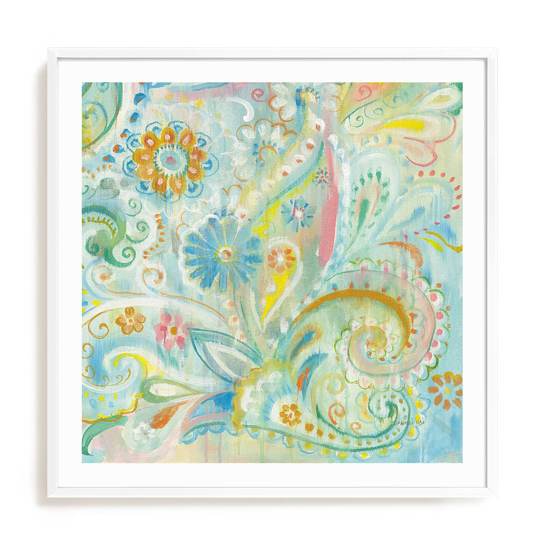 Spring Dream Paisley XIII Wall Art