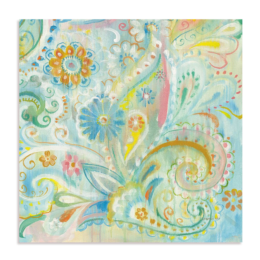 Spring Dream Paisley XIII Wall Art