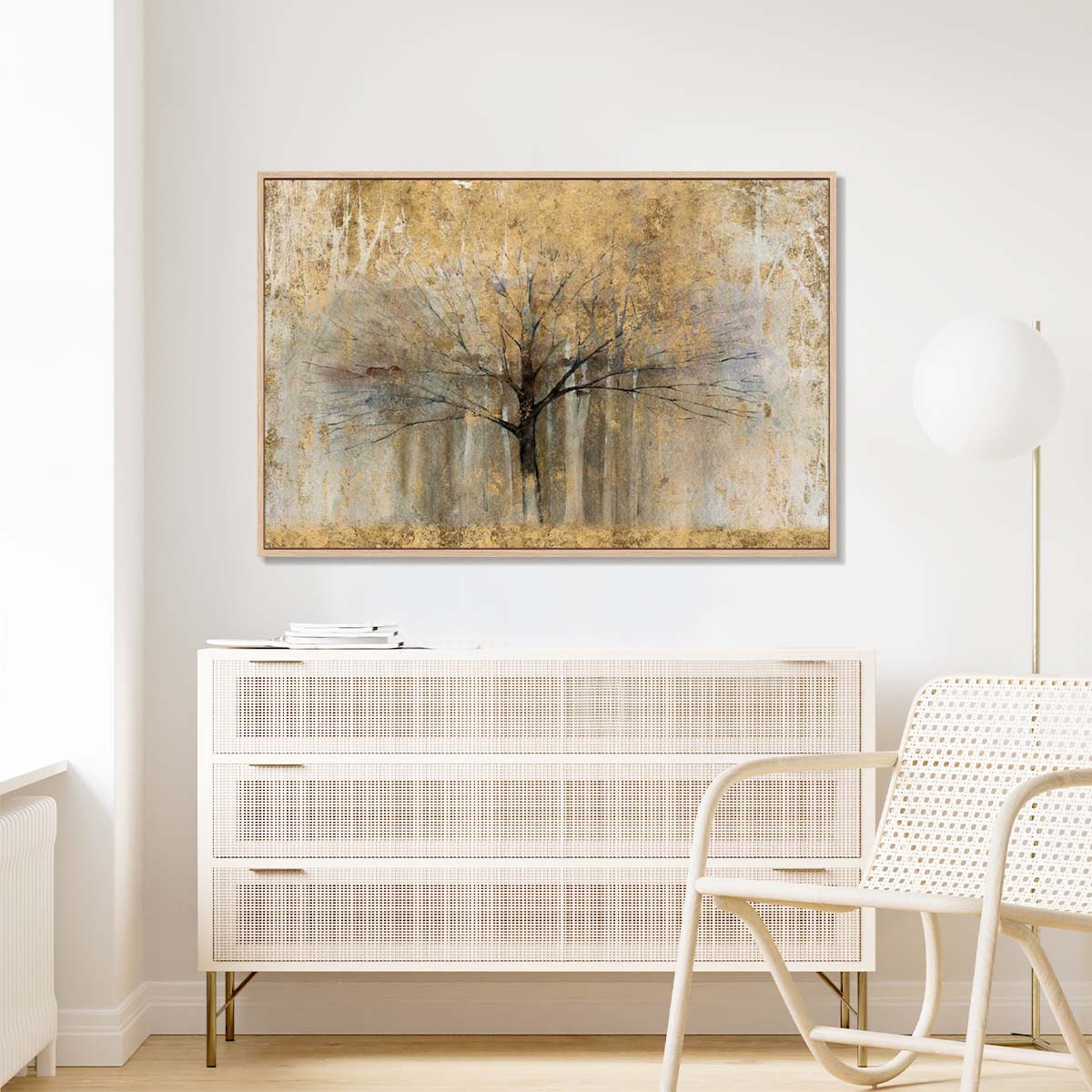 Open Arms Gold Wall Art