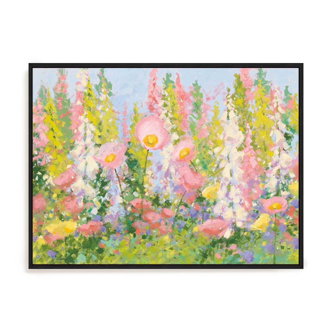 Garden Pastels I Blue Sky Wall Art