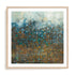 Blue and Bronze Dots Wall Art
