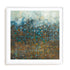 Blue and Bronze Dots Wall Art
