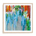 Rainbow of Stripes Crop Wall Art
