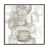 Neutral Stacking I White Wall Art