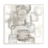 Neutral Stacking I White Wall Art
