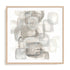 Neutral Stacking I White Wall Art
