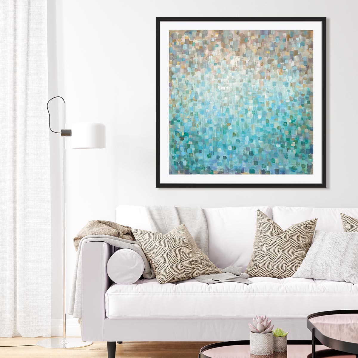 Blocked Abstract Wall Art