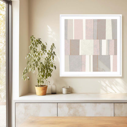 Blush Abstract Wall Art