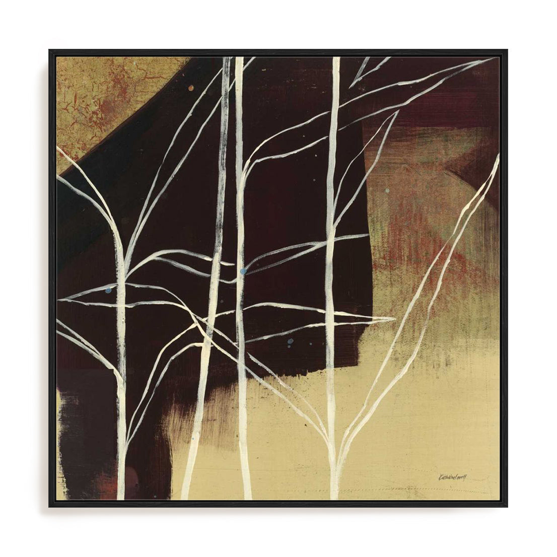 Sun Stems Tile IV Wall Art