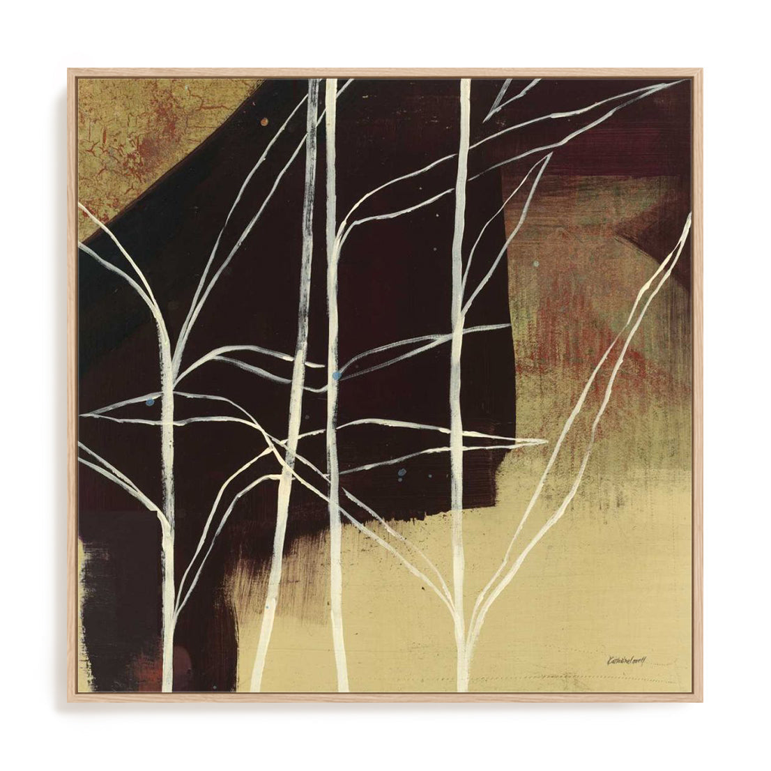 Sun Stems Tile IV Wall Art