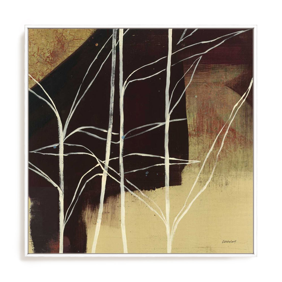 Sun Stems Tile IV Wall Art