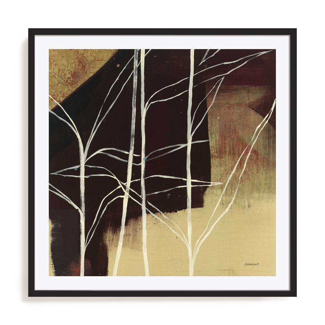 Sun Stems Tile IV Wall Art