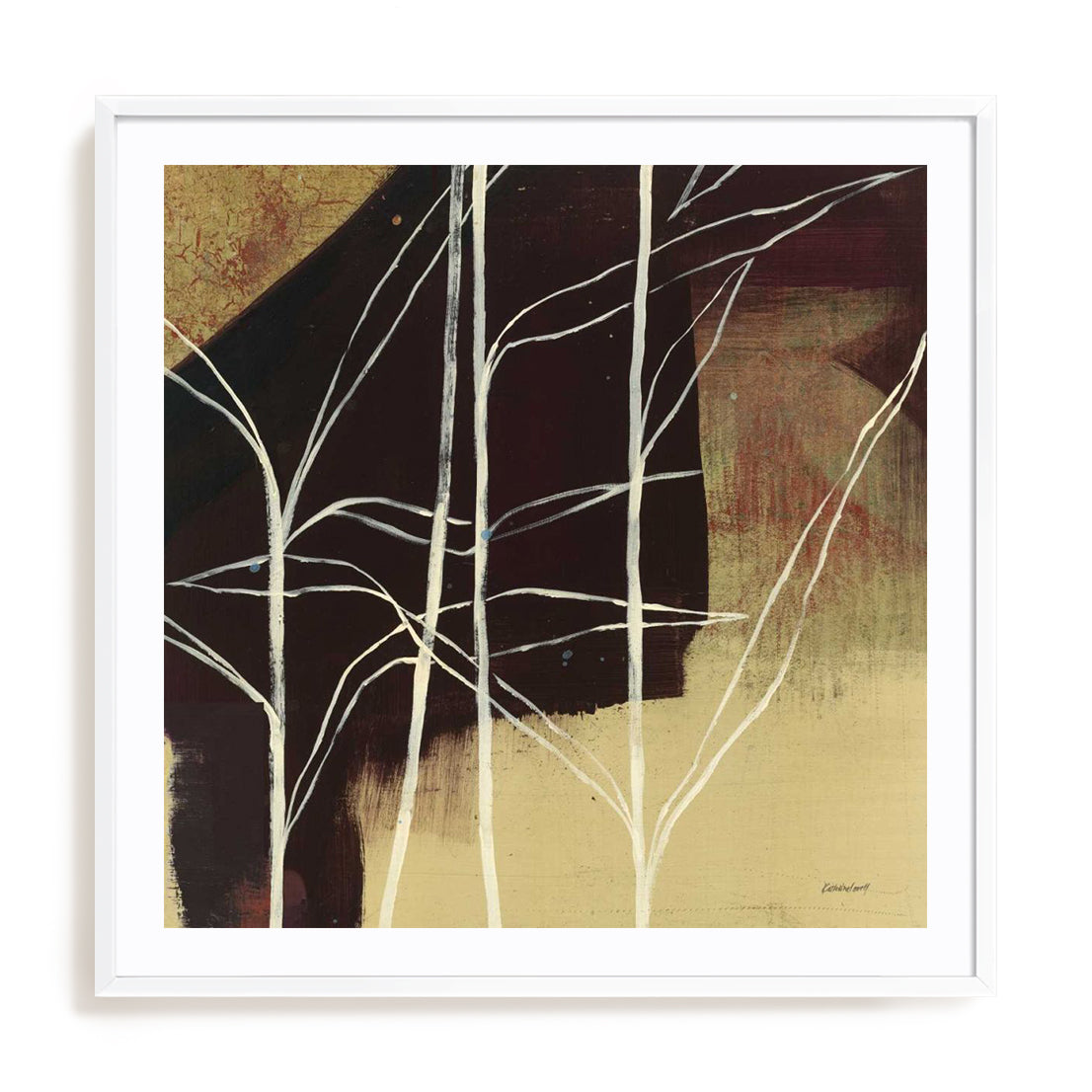 Sun Stems Tile IV Wall Art