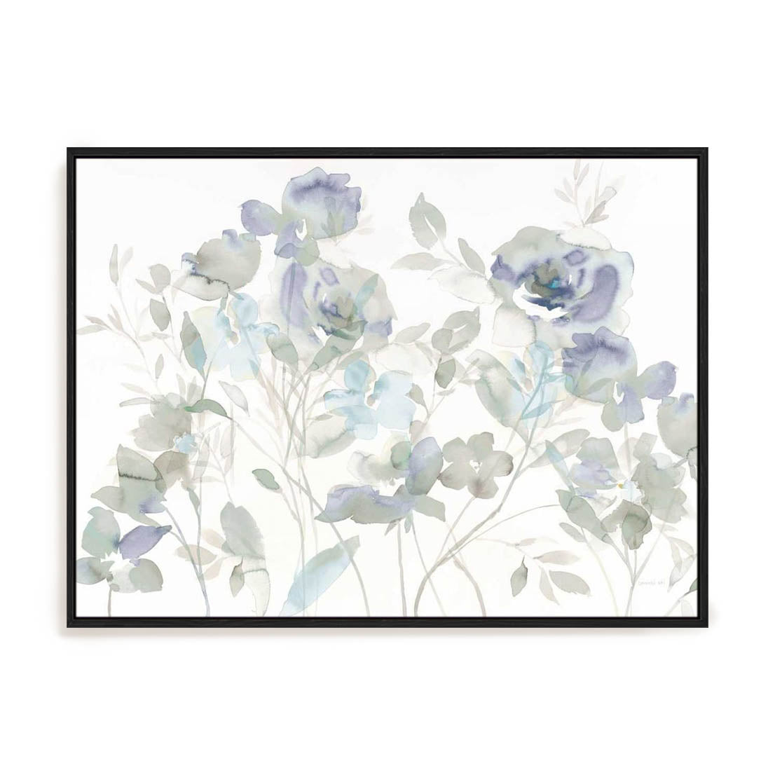 Cool Roses Shadows Wall Art