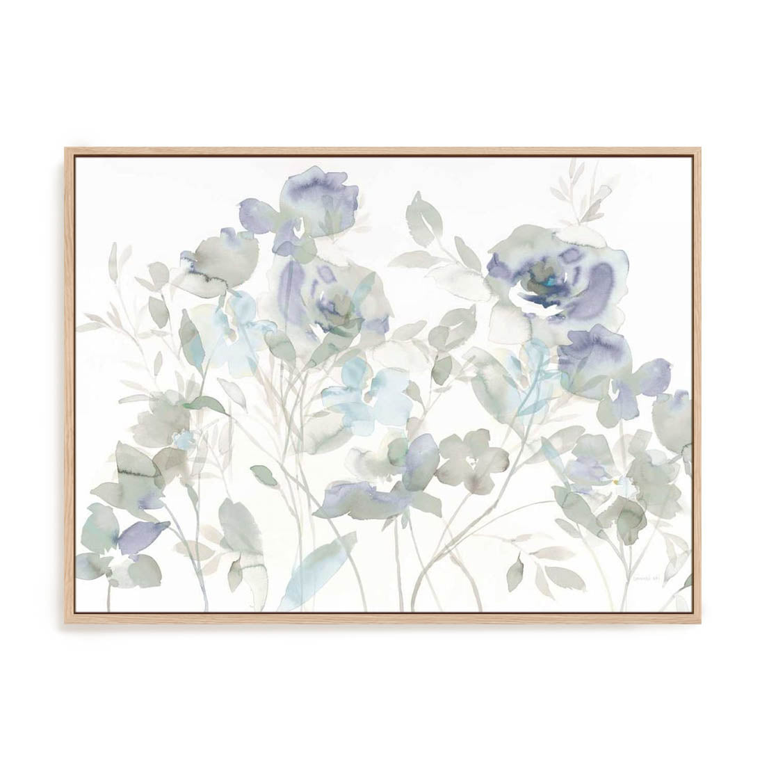 Cool Roses Shadows Wall Art