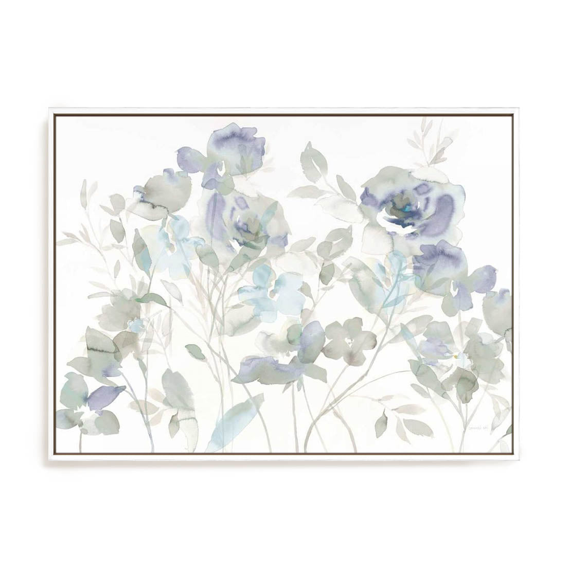 Cool Roses Shadows Wall Art
