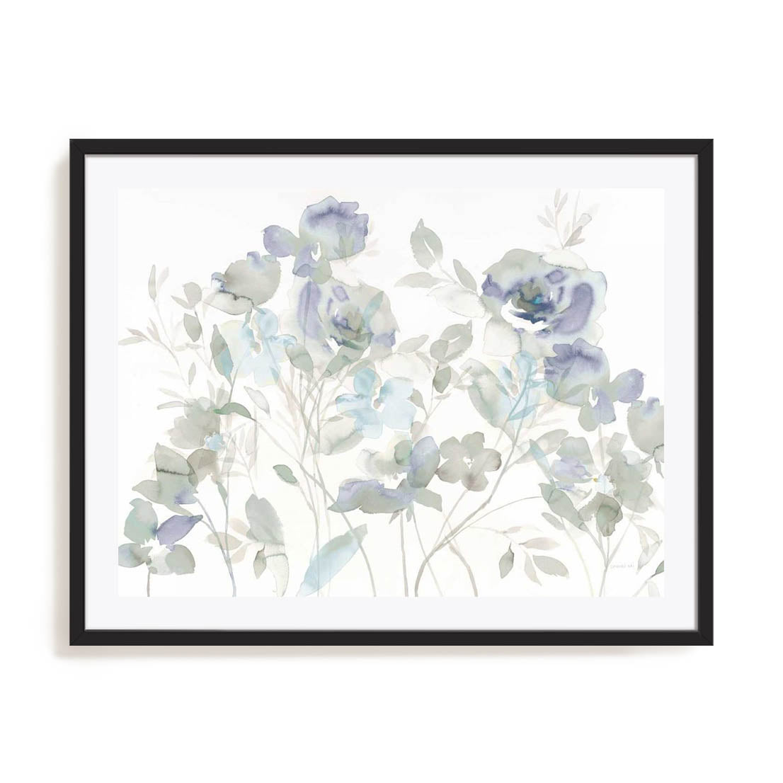 Cool Roses Shadows Wall Art